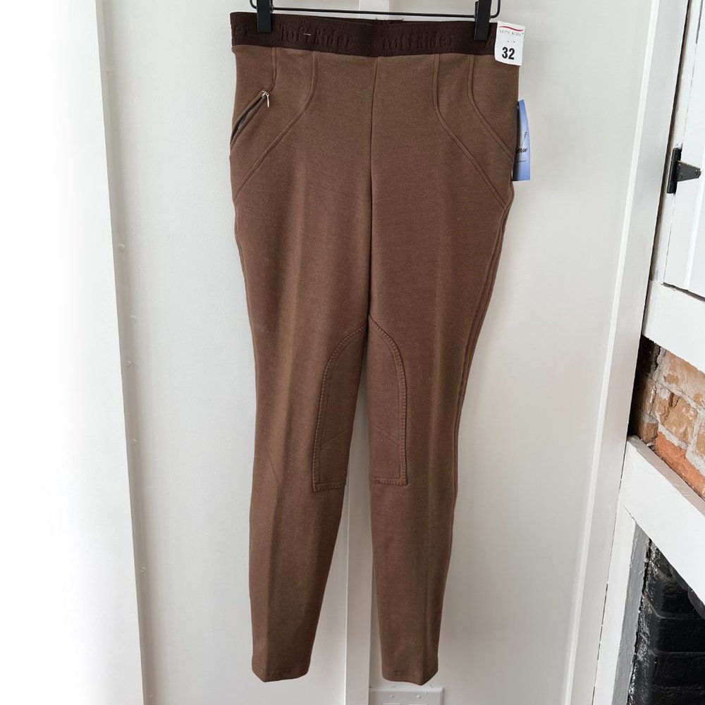 TUFFRIDER cotton schoolers riding tights brown